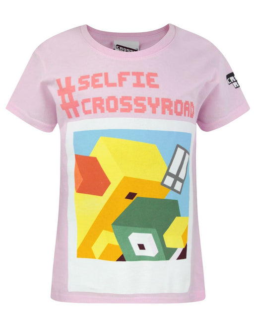 Crossy Road Selfie Girl's T-Shirt