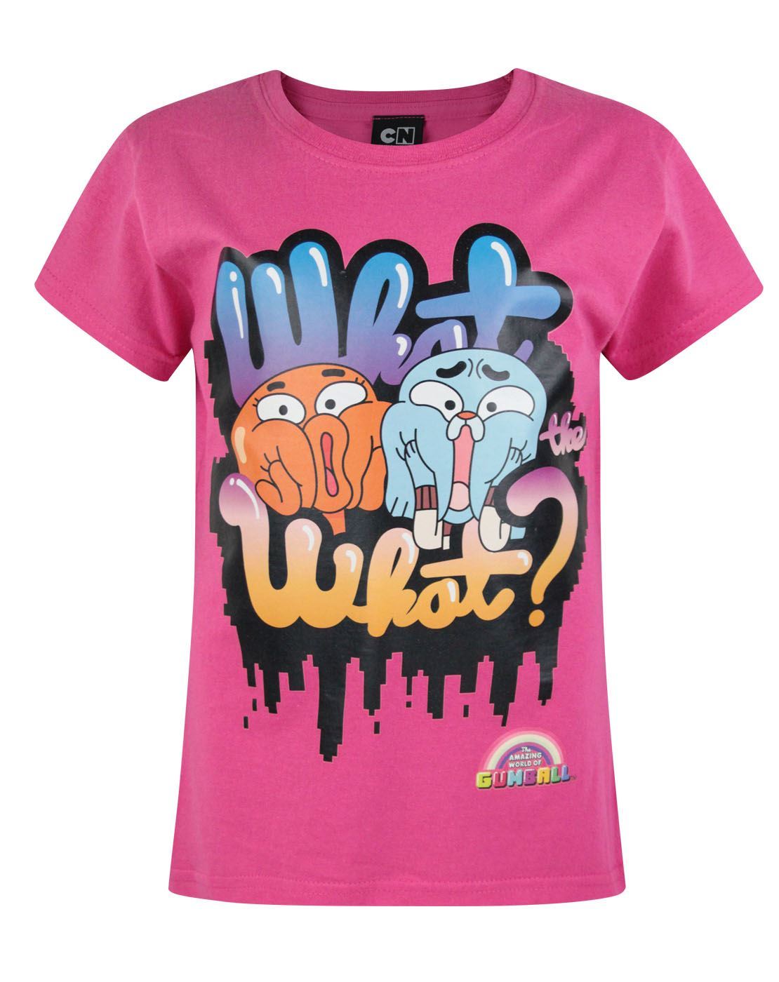 Amazing World Of Gumball Girl's T-Shirt Pink