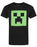 Minecraft Creeper Face Glow In The Dark Men's T-Shirt