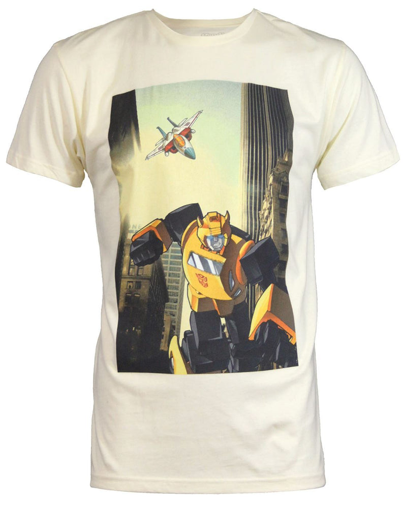 Goodie Two Sleeves Transformers Bumblebee Men's T-Shirt