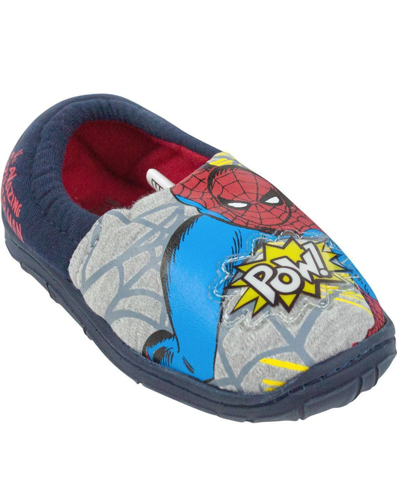 Marvel Spider-Man Boy's Light Up Slippers