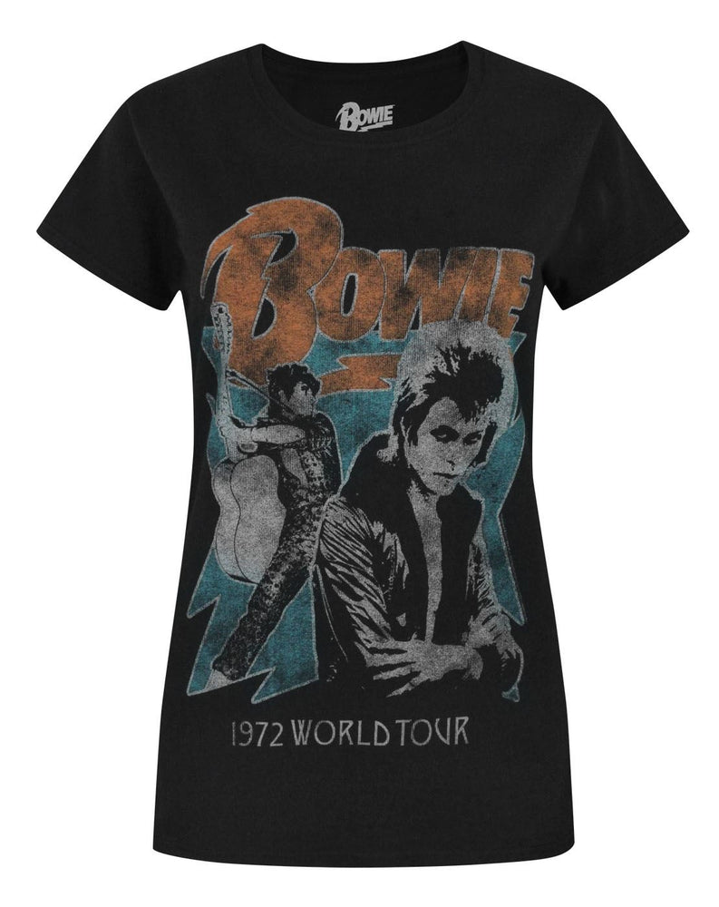 David Bowie 1972 World Tour Women's T-Shirt