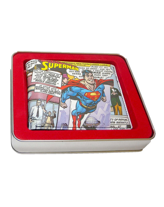 Superman Flying Wallet In A Tin
