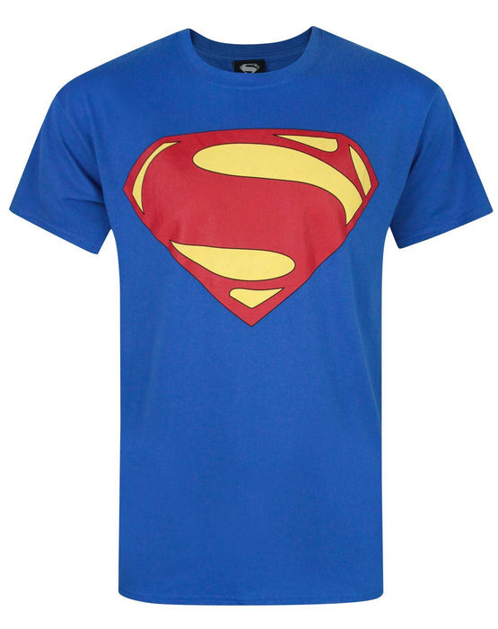 Superman Man Of Steel Logo Men's T-Shirt