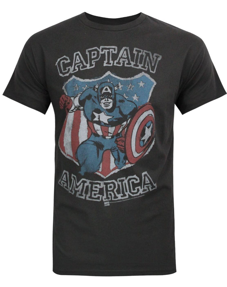 Junk Food Captain America Men's T-Shirt