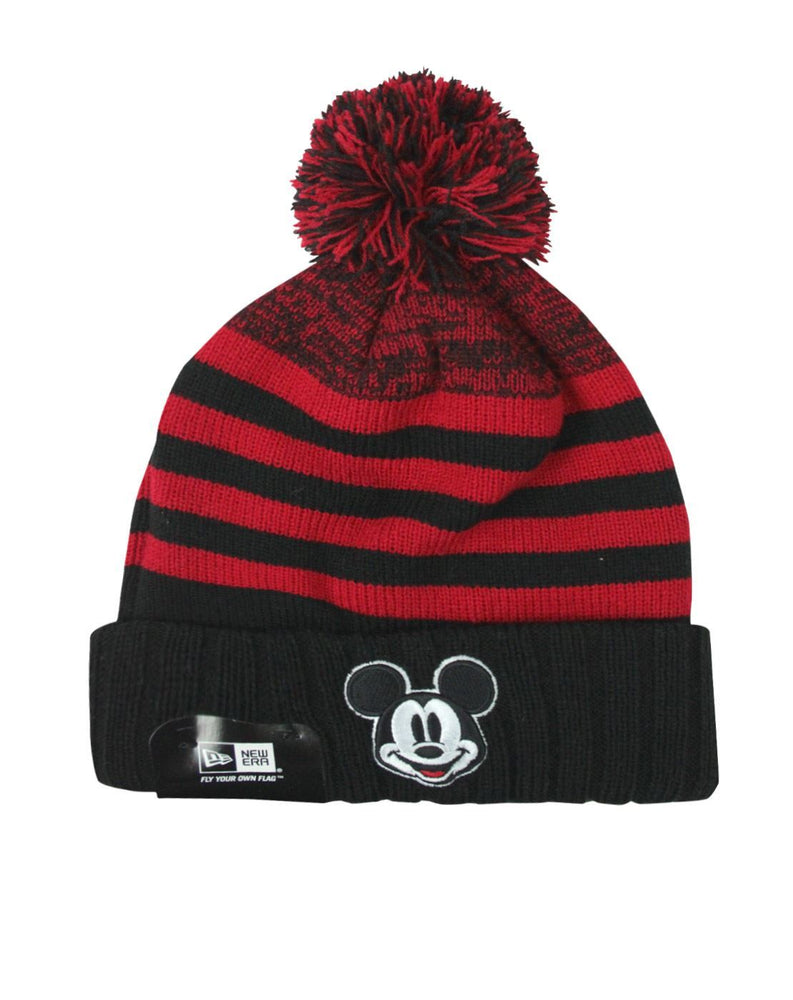 New Era Mickey Mouse Snowfall Striped Knit Hat