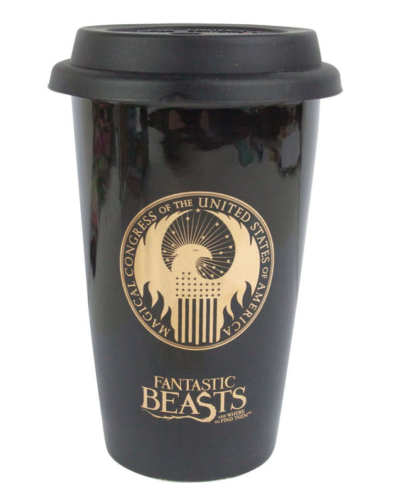 Fantastic Beasts And Where To Find Them MACUSA Logo Travel Mug