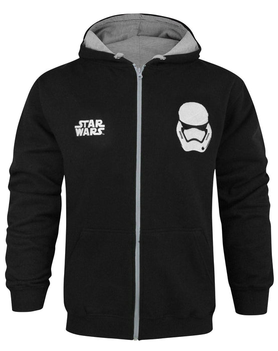 Star Wars Force Awakens First Order Stormtrooper Men's Zip Up