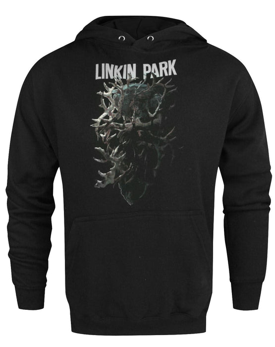 Linkin Park Official Hoodie – Band Logo Concentric Design Black Pullover (S-XXL)