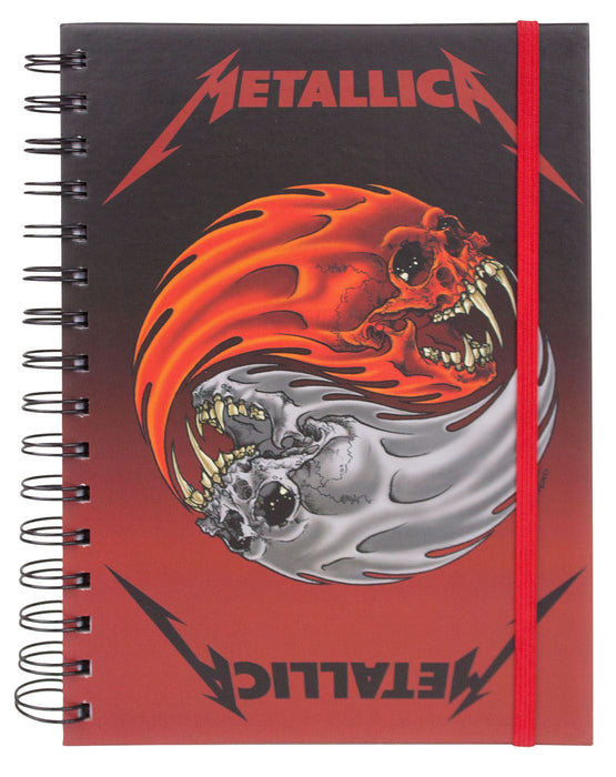 Metallica Yin and Yang Skulls A5 Notebook