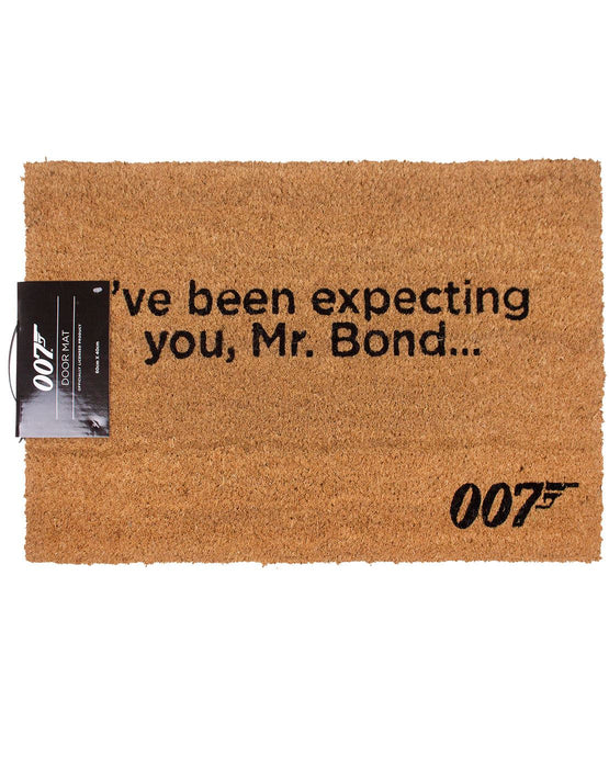James Bond I've Been Expecting You Door Mat