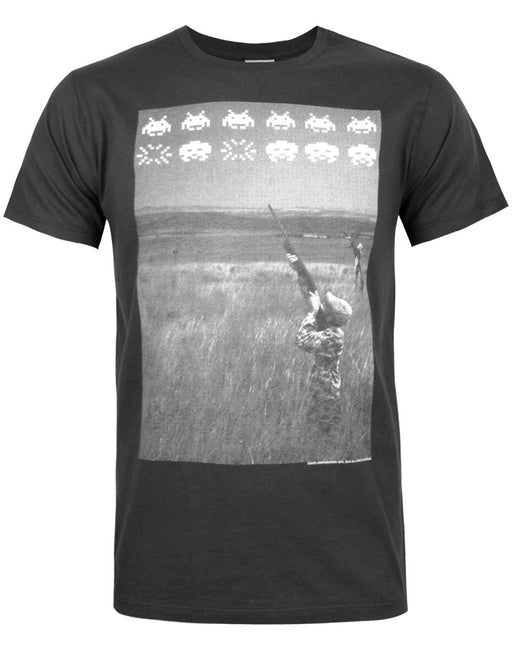 Junk Food Space Invaders Hunting Men's T-Shirt