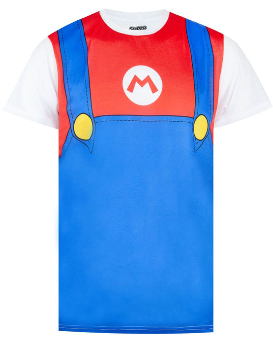 Super Mario Costume Mens T-shirt