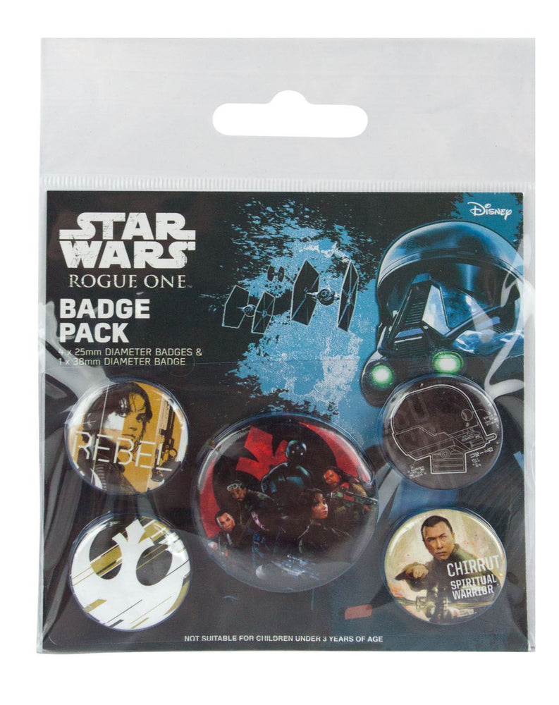 Star Wars Rogue One Rebel Badge Pack