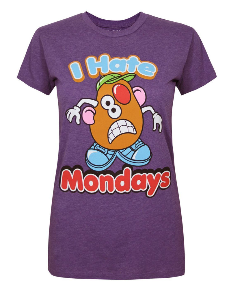 Goodie Two Sleeves Mr Potato Head I Hate Mondays Women's T-Shirt
