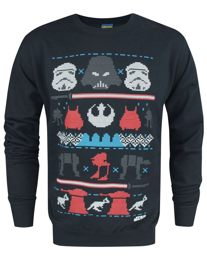 Star Wars Dark Side Fair Isle Christmas Men's Sweater