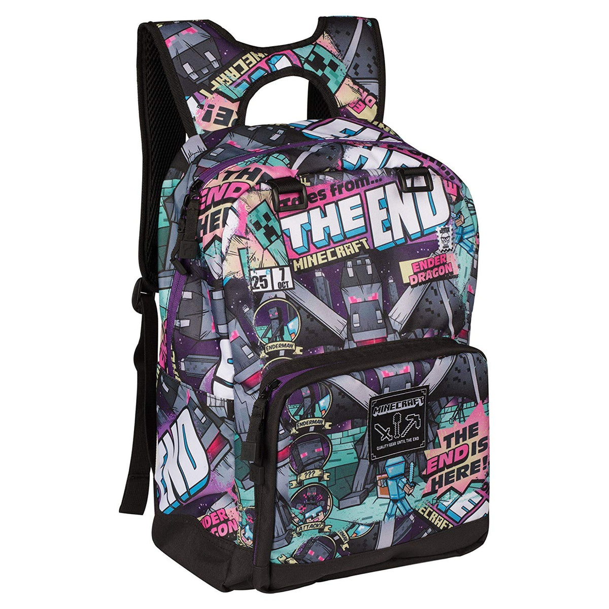 Minecraft Tales From The End Ender Dragon Enderman Backpack School