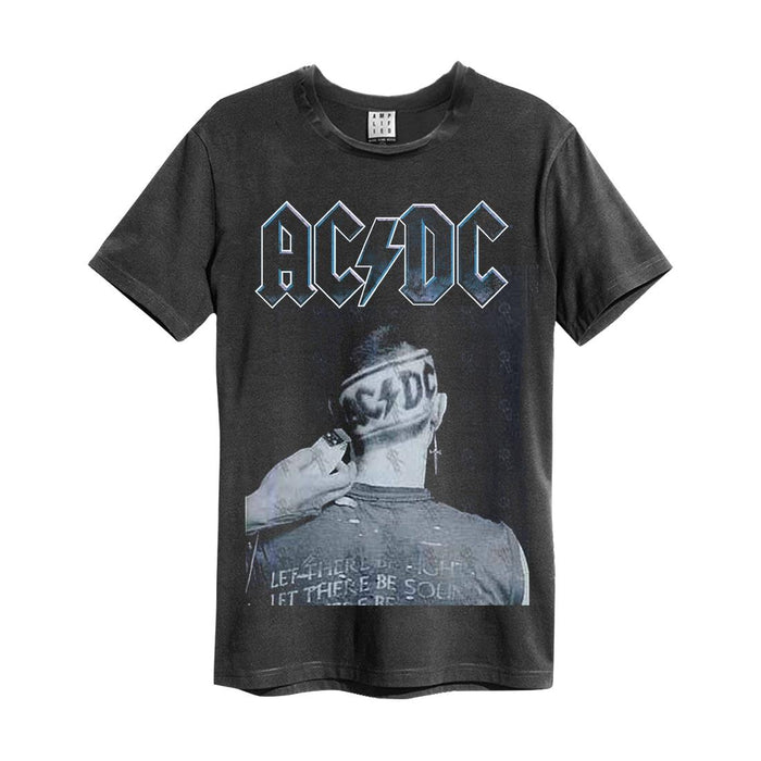 Amplified AC/DC Clipped Men's T-shirt — Vanilla Underground
