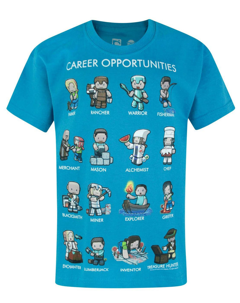 Minecraft Career Opportunities Boy's T-Shirt