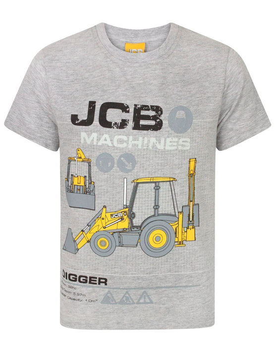 JCB Machines Digger Boy's T-Shirt