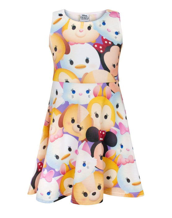 Disney Tsum Tsum Characters Girl's Skater Dress