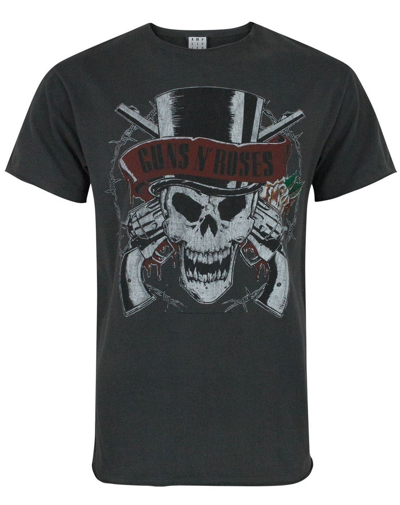 Amplified Guns N Roses Deaths Head Men's T-Shirt