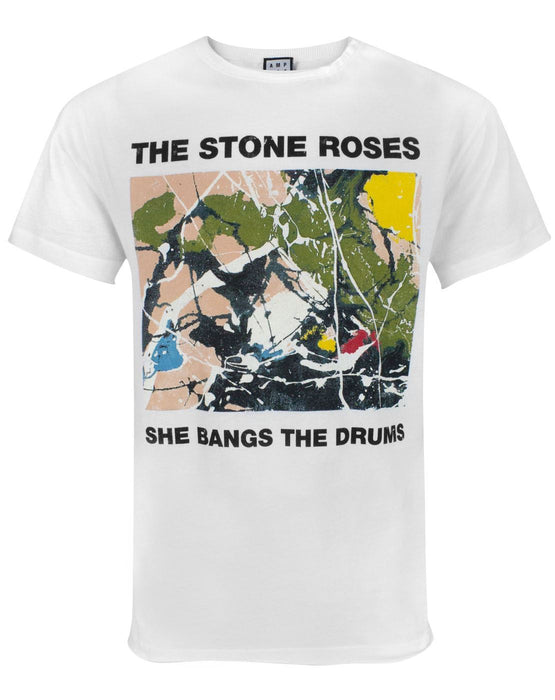 Amplified Stone Roses She Bangs The Drums Men's T-Shirt
