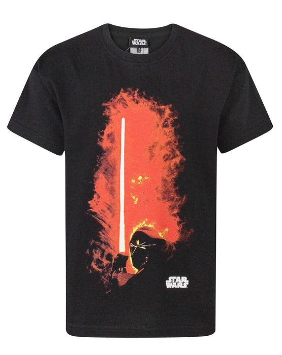 Star Wars Darth Vader Lightsaber Boy's T-Shirt