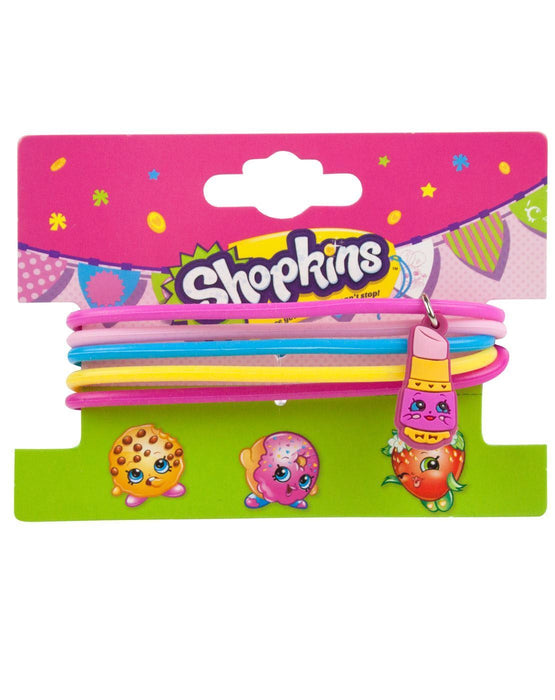 Shopkins Lippy Lips Jelly Bracelets Set