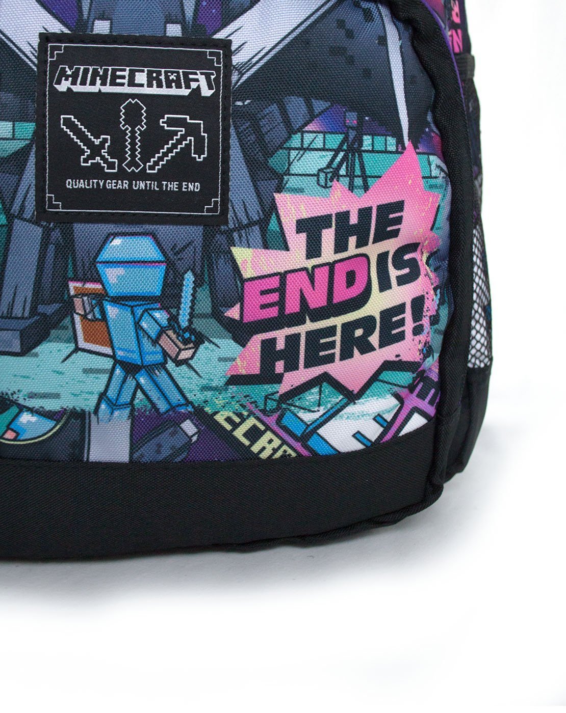 Minecraft Tales From The End Ender Dragon Enderman Backpack School Bag ...