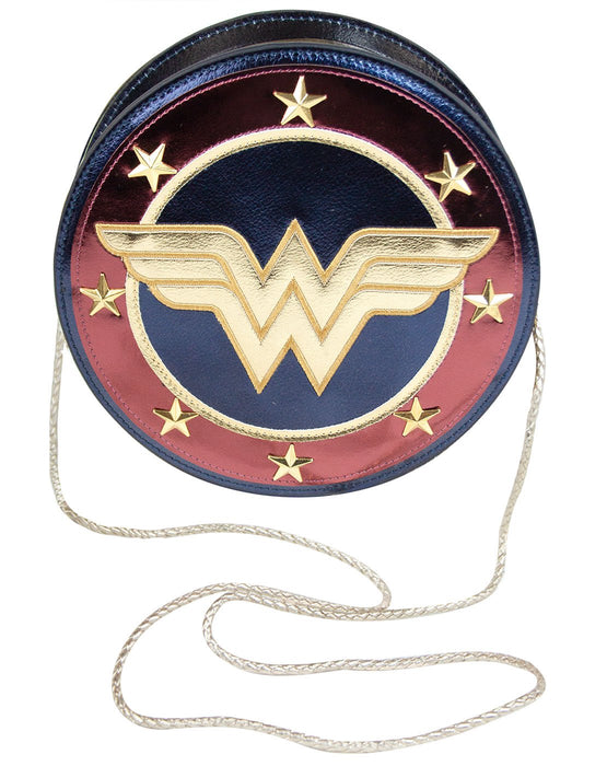 Wonder Woman Logo Crossbody Bag and Coin Purse Gift Set Bundle