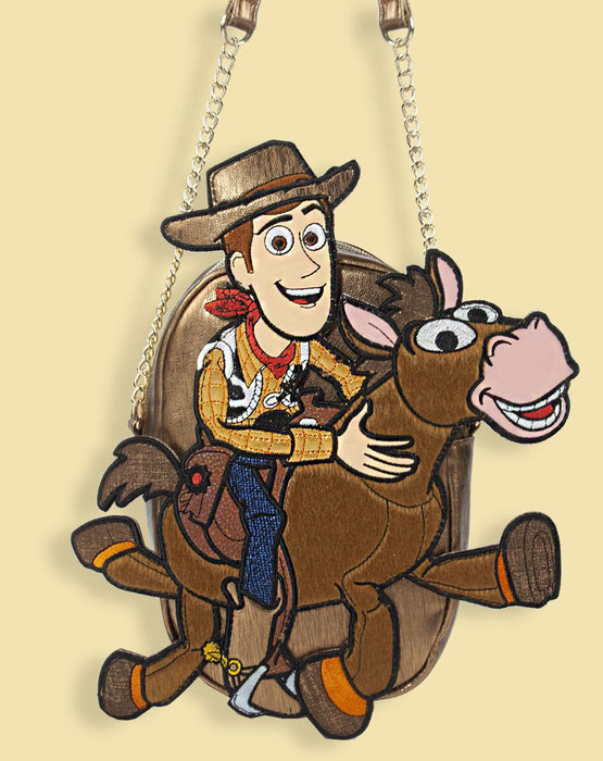 Danielle Nicole Disney Toy Story Woody and Bullseye Designer Cross Body Bag