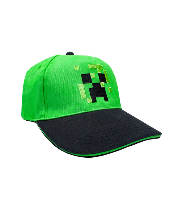 Minecraft Creeper Face Boys/Youth Snapback Baseball Cap
