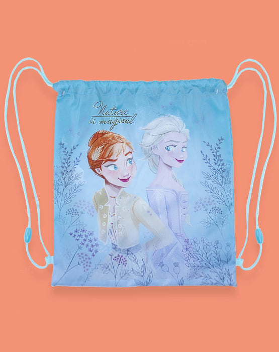 Disney Frozen 2 Anna & Elsa ""Nature Is Magical"" Drawstring Girl's Bag