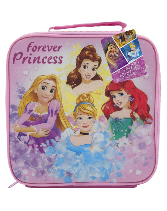 Disney Princess Let Your Light Shine Digital Holographic Lunch Box Bag Tote - Purple