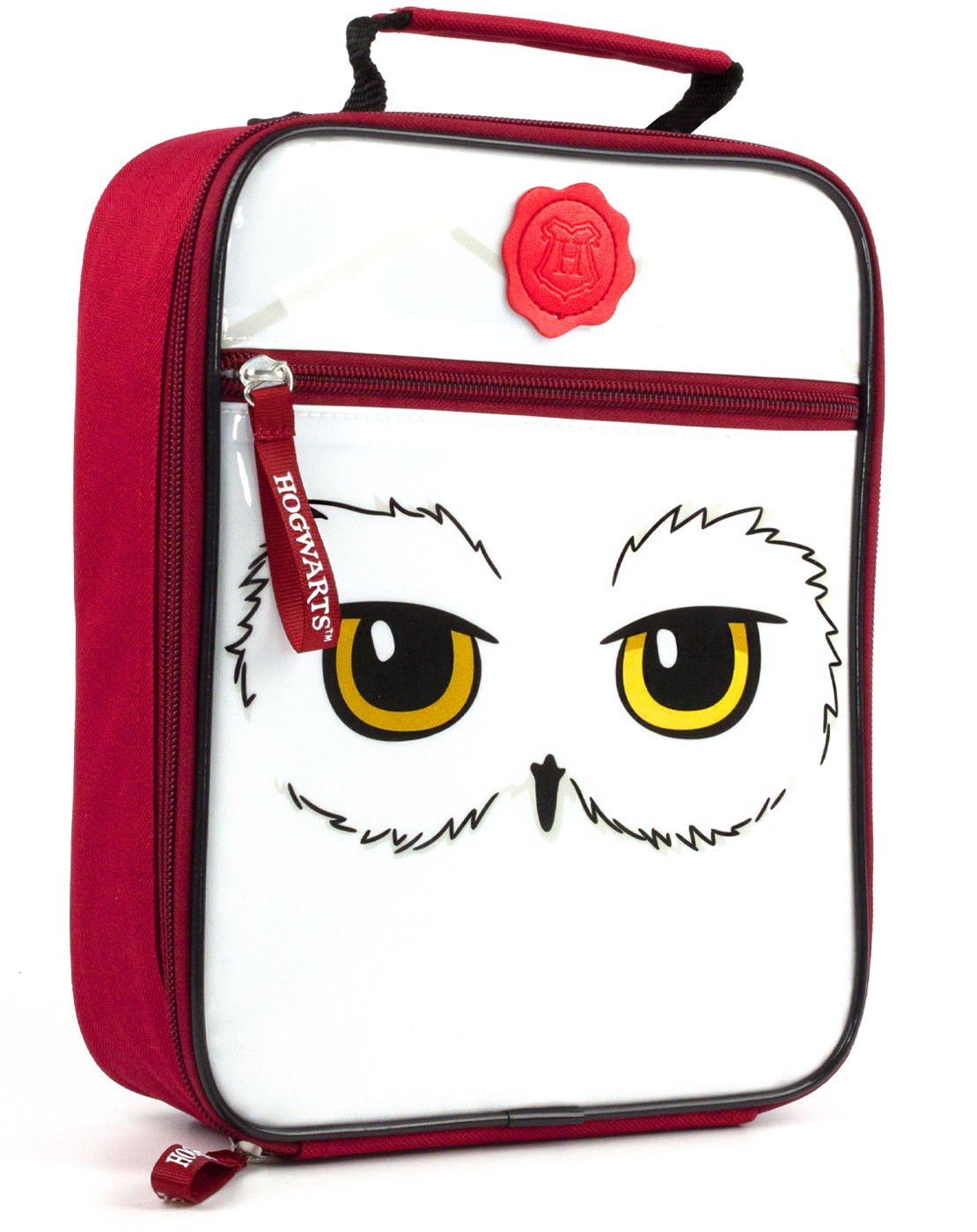 Harry Potter Hedwig Lunchbag – Isolierte Brotdose, Rot, Mit Eulen-Design, Für Schule & Freizeit