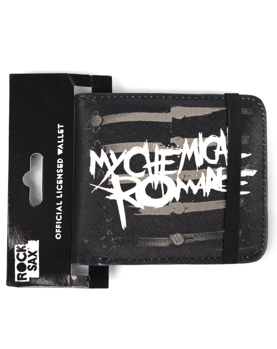 My Chemical Romance The Black Parade 2006 Album Skeletal Drum Major American Rock Band Wallet Money Holder Coins Notes Cards Official Band Merch Unisex Adults Unisex Kids Men's Women's Boys Girls 