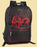 Rock Sax Slayer Bands Music Rock 'n' Roll Pop Album Saxophone Bag Backpack Rucksack Carry Bag Luggage Merchandise Zip Up School Unisex Adults Men's Women Black Red 