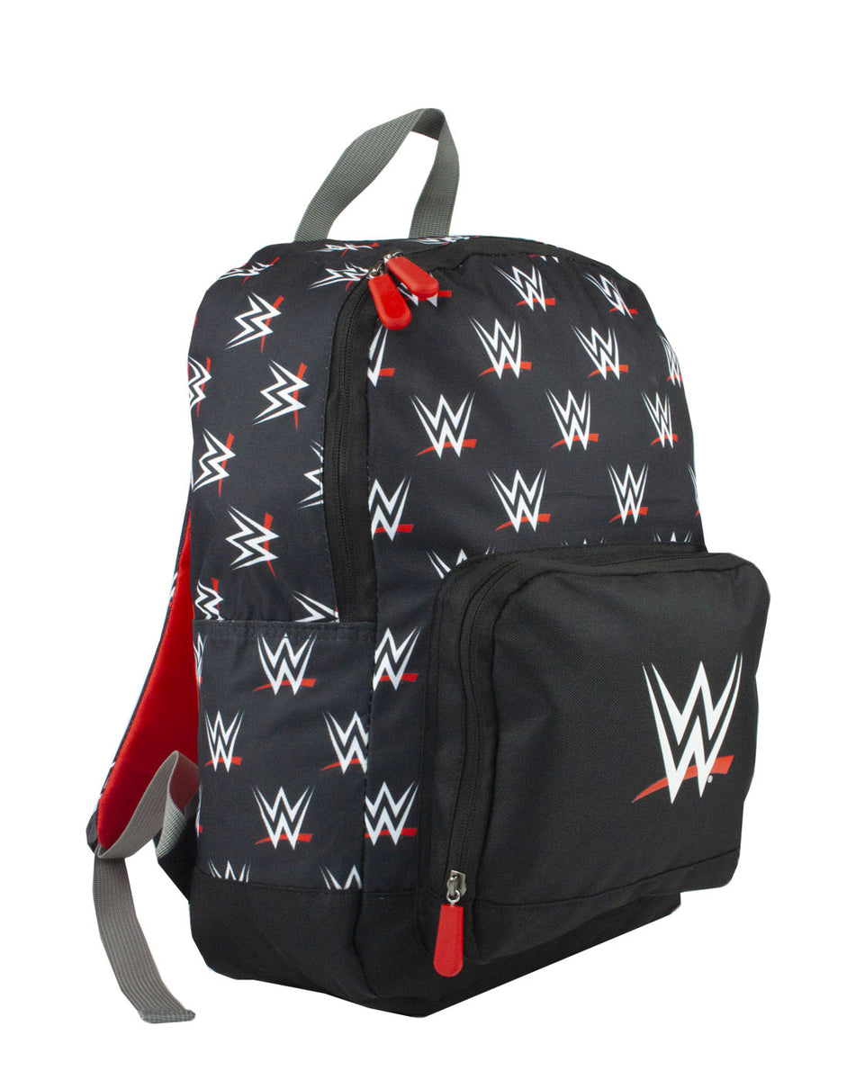 WWE Wrestling All Over Print Backpack (One Size) — Vanilla