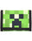 Minecraft Creeper Face Wallet 15cm x 10cm