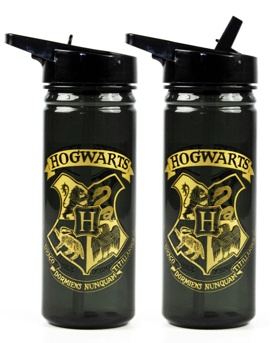 Harry Potter Wizarding World NY NYC Hogwarts House Crest Water Bottle U  PICK NEW
