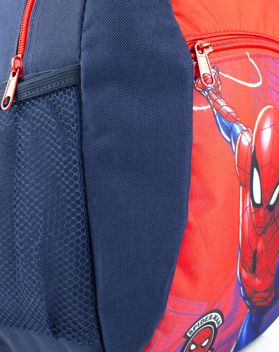 Marvel Spider-man Boy's Kid's Red/Blue Polyester School Backpack Rucksack