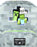 Minecraft Creeper Zombie Skeleton Breakthrough Backpack - Grey