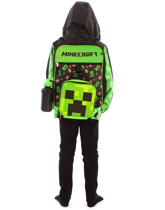 Minecraft Creeper & TNT 5 Piece Backpack Set