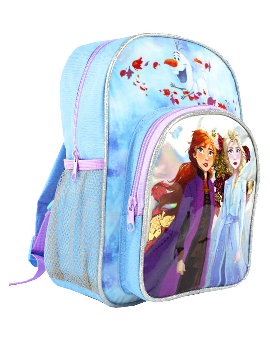 Elsa Backpack Disney Frozen 2 Elsa & Anna Falling Leaves Metallic Backpack — Vanilla ...