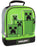 Minecraft Kids Lunchbox Creeper Zip Compartment Green Lunch bag
