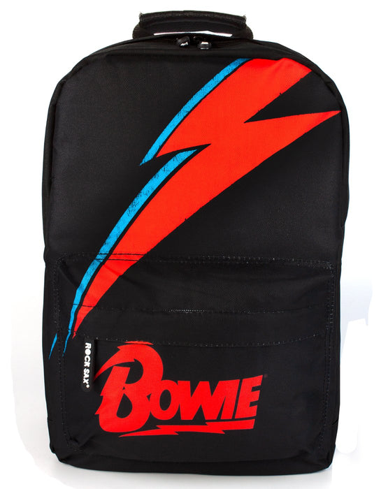 Rock Sax David Bowie Rucksack Lightning Black Backpack