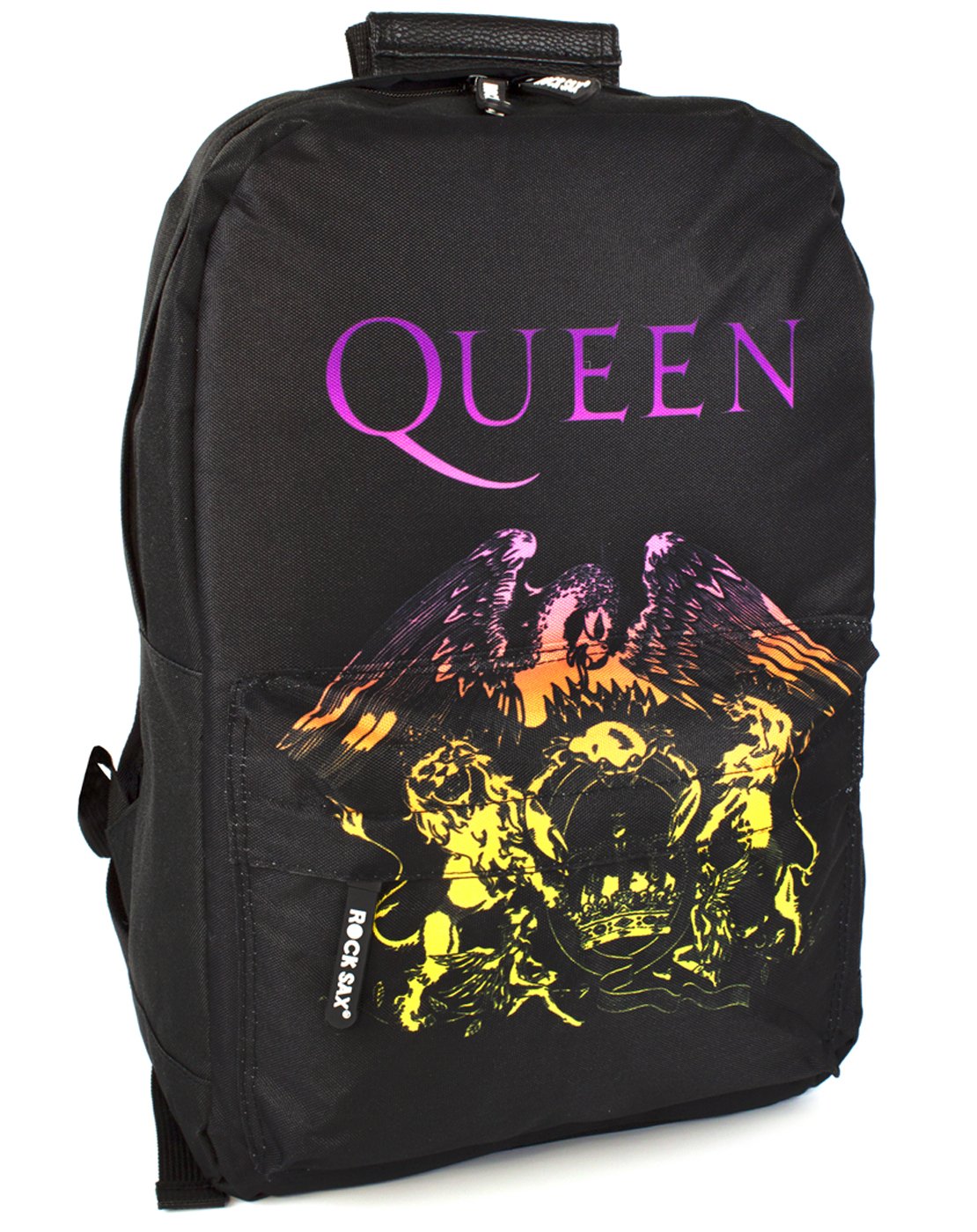 Rock Sax Queen Rucksack Bohemian Crest Black Backpack — Vanilla Underground