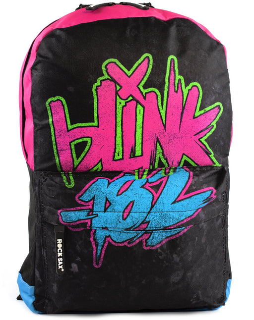Rock Sax Blink 182 Logo Backpack - Black