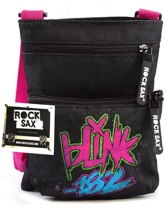 Rock Sax Blink 182 Logo Body Bag - Black